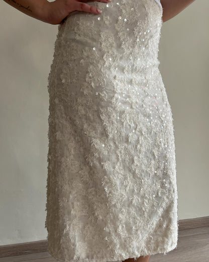 Longuette con ricami e paillettes art. N10172MO MOTEL