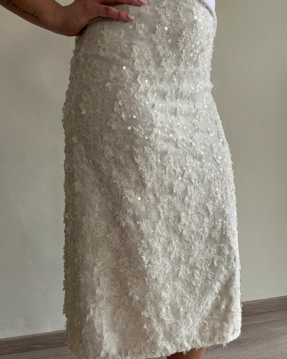 Longuette con ricami e paillettes art. N10172MO MOTEL