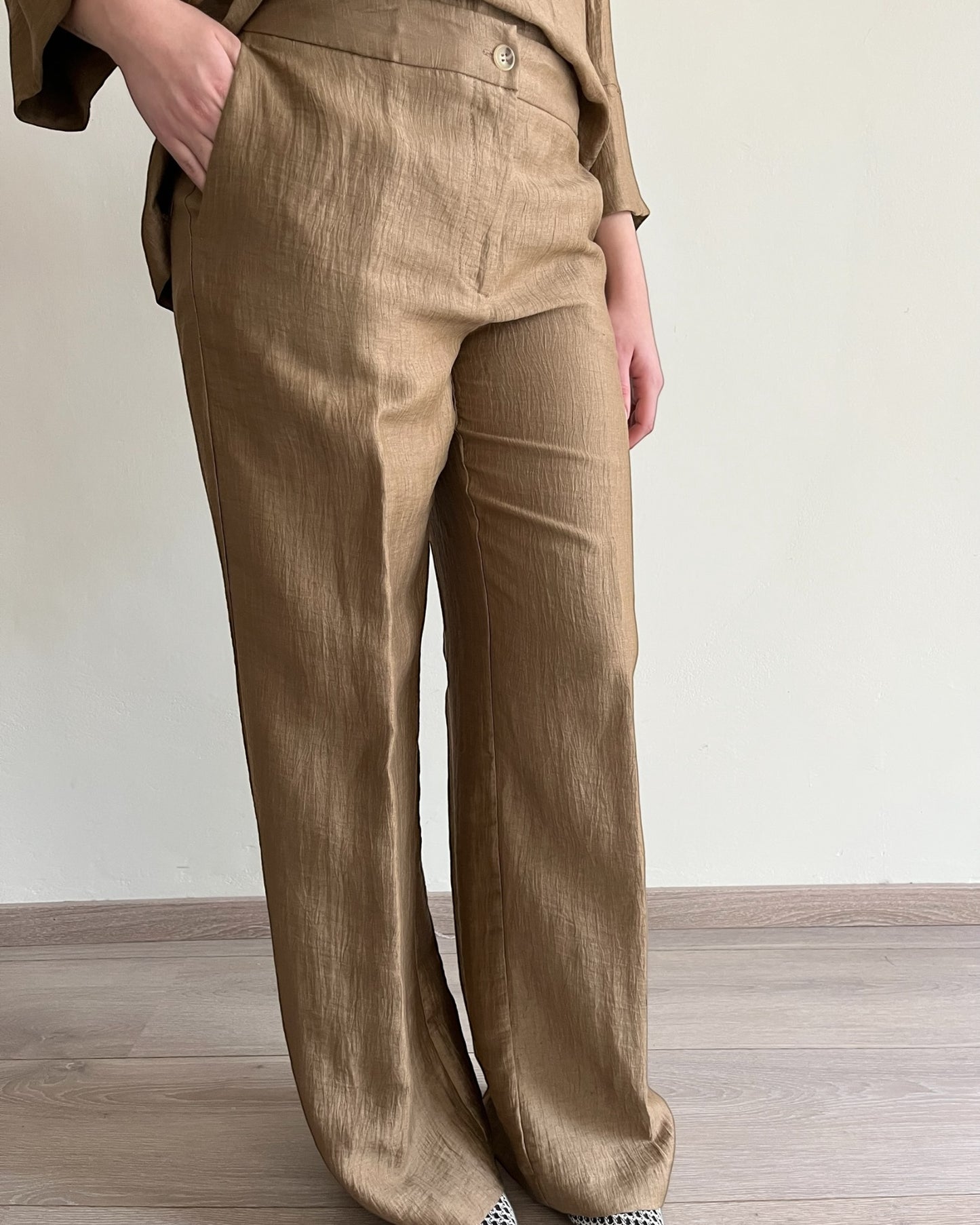 Pantalone dritto con gamba ampia art. L15XBF MARTINA Lola by Sandro FERRONE