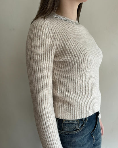 Maglia con cabochon girocollo art. 255C1226 ANIS COLLECTION