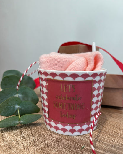 Set natalizio tazza + calzino