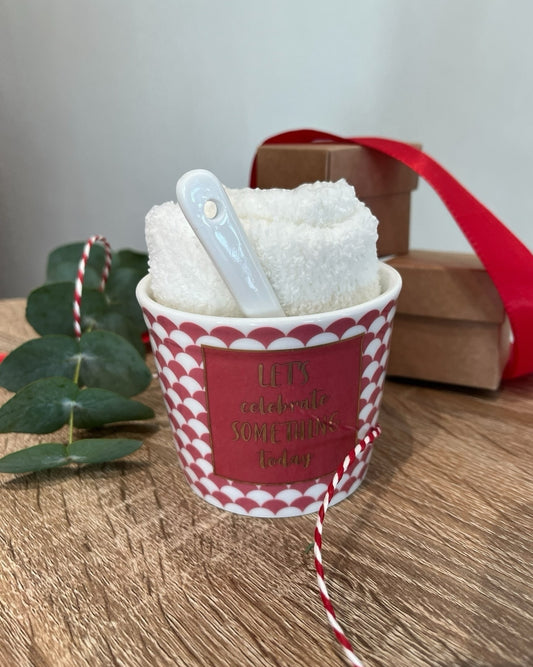 Set natalizio tazza + calzino