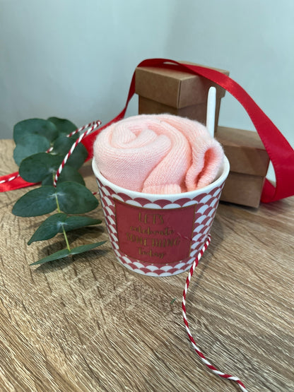 Set natalizio tazza + calzino