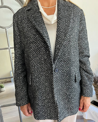 Blazer con bottoni automatici art. L15YBF CIELO Lola by Sandro FERRONE