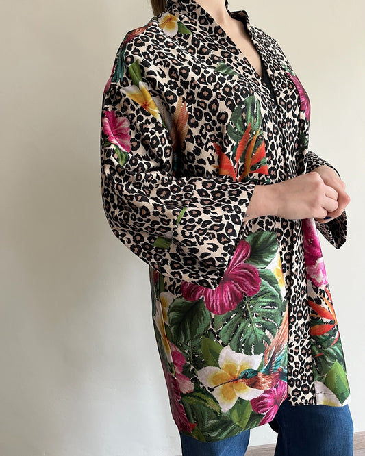 Spolverino animalier e fiori art. SAECWDRA DIXIE
