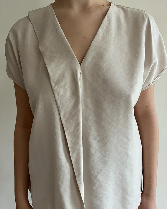 Blusa glos scollo V art. L15XBE MIMMO LOLA BY SANDRO FERRONE