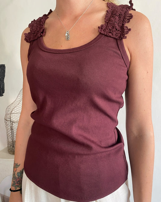 Canotta con pizzo art 725192 CHEAP&CHIC