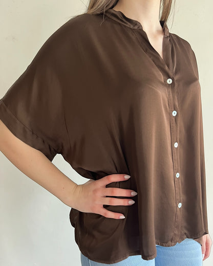 Camicia manica corta raso art. C125C05Q MOTEL