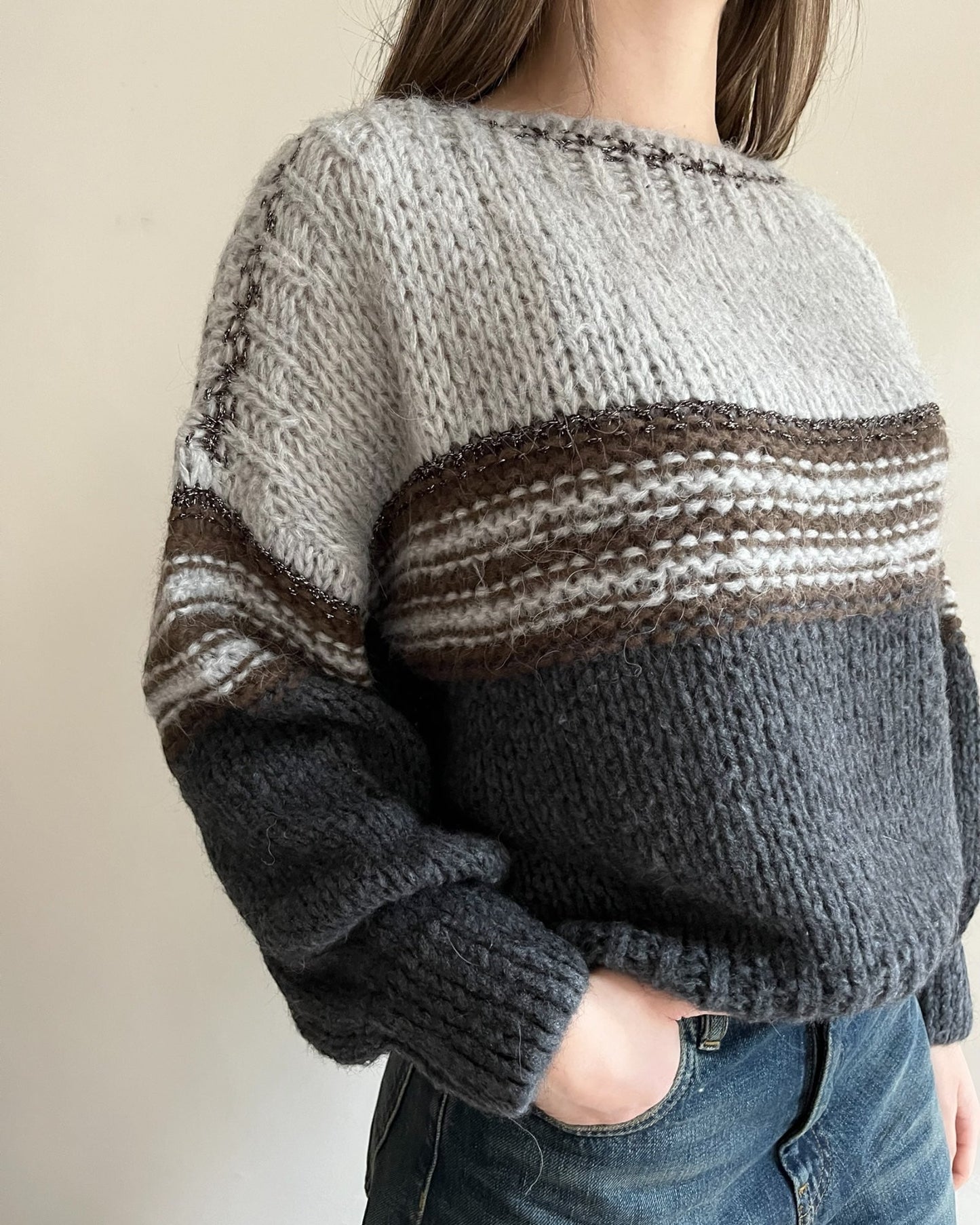 Maglia scollo barca rigato art. H23012T TENSIONE IN