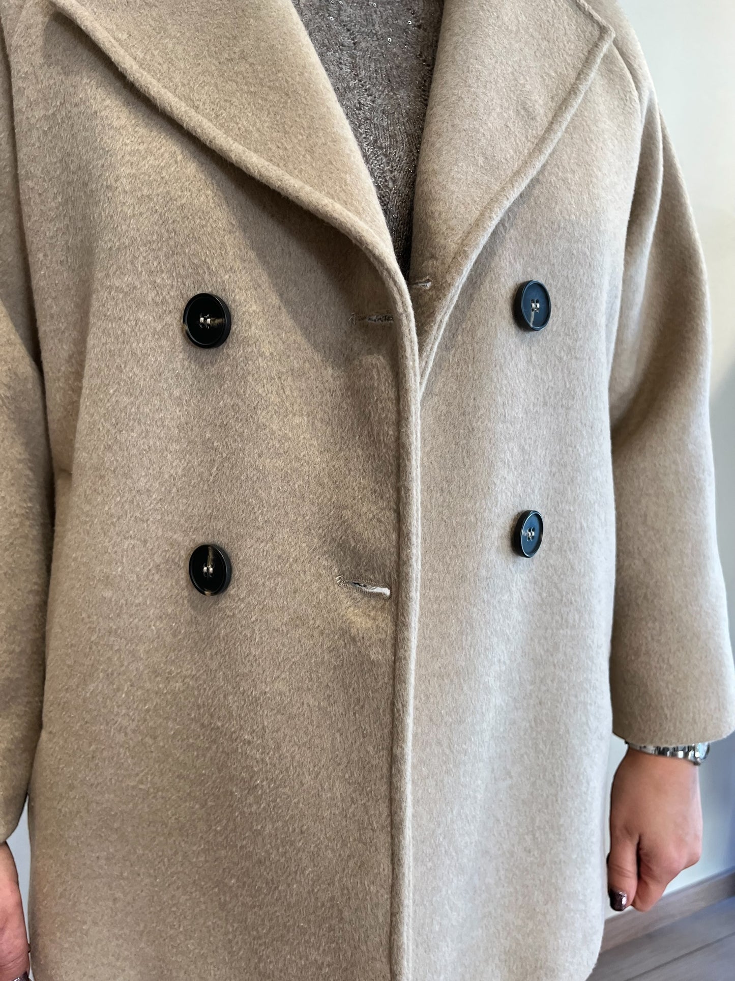 Cappotto doppiopetto art. JJ0125 Jina Joy