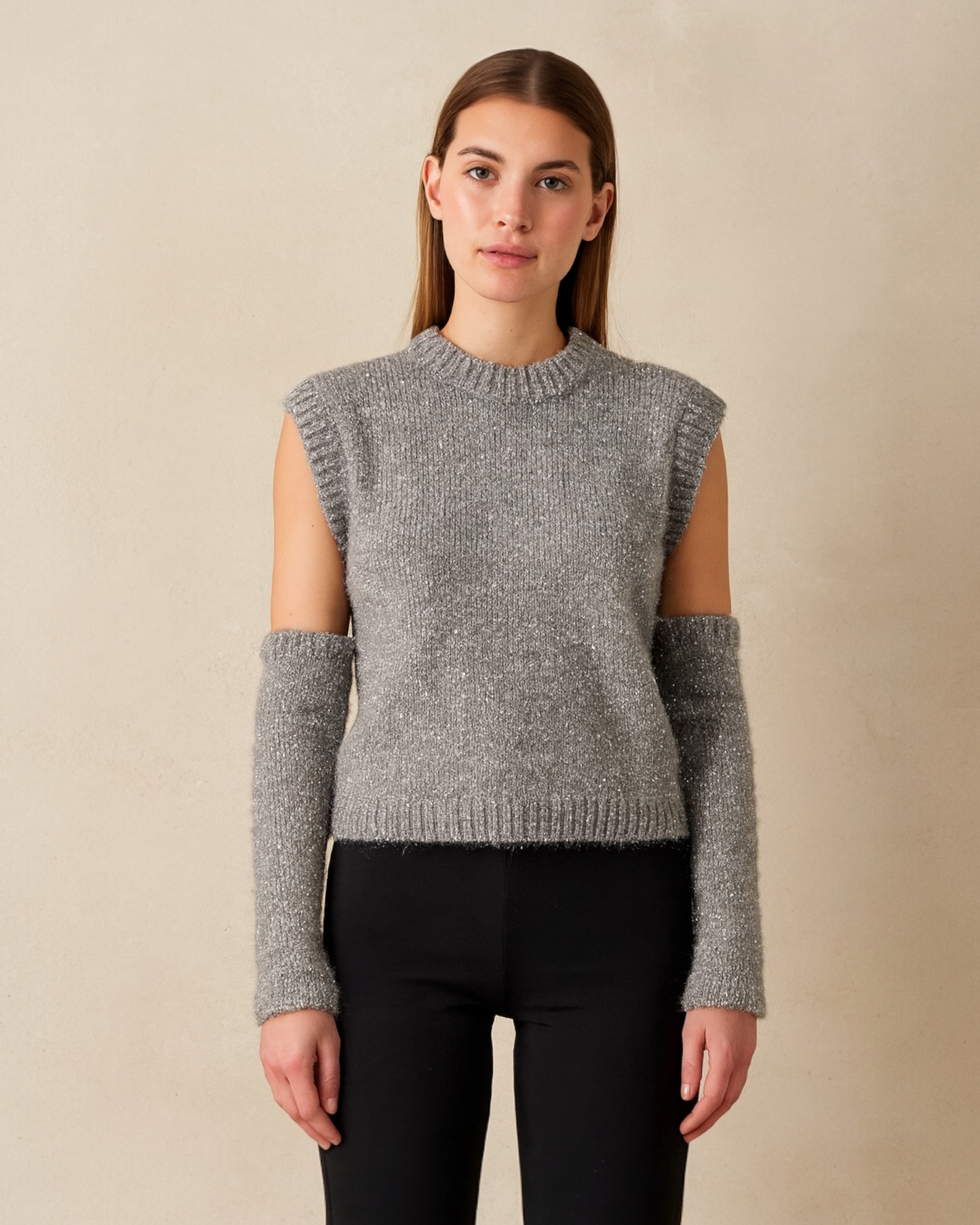 Gilet con manicotti art 33036F