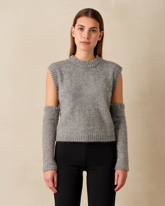 Gilet con manicotti art 33036F