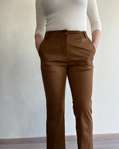 Pantalone scamosciato a trombetta art. 125063L MOTEL