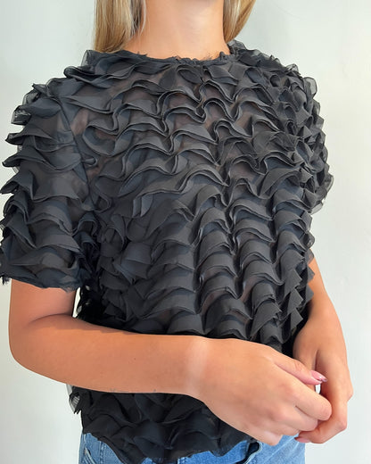 Top in tulle art. W25TB25 TENSIONE IN