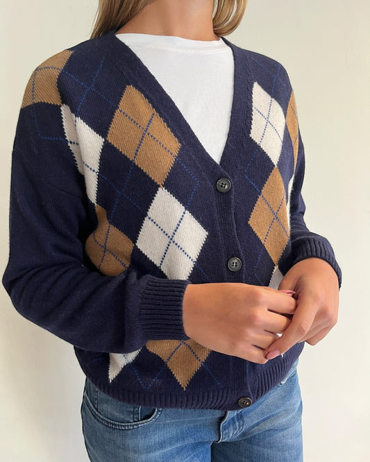 Cardigan rombi art. D82038 TENSIONE IN