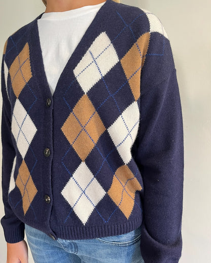 Cardigan rombi art. D82038 TENSIONE IN