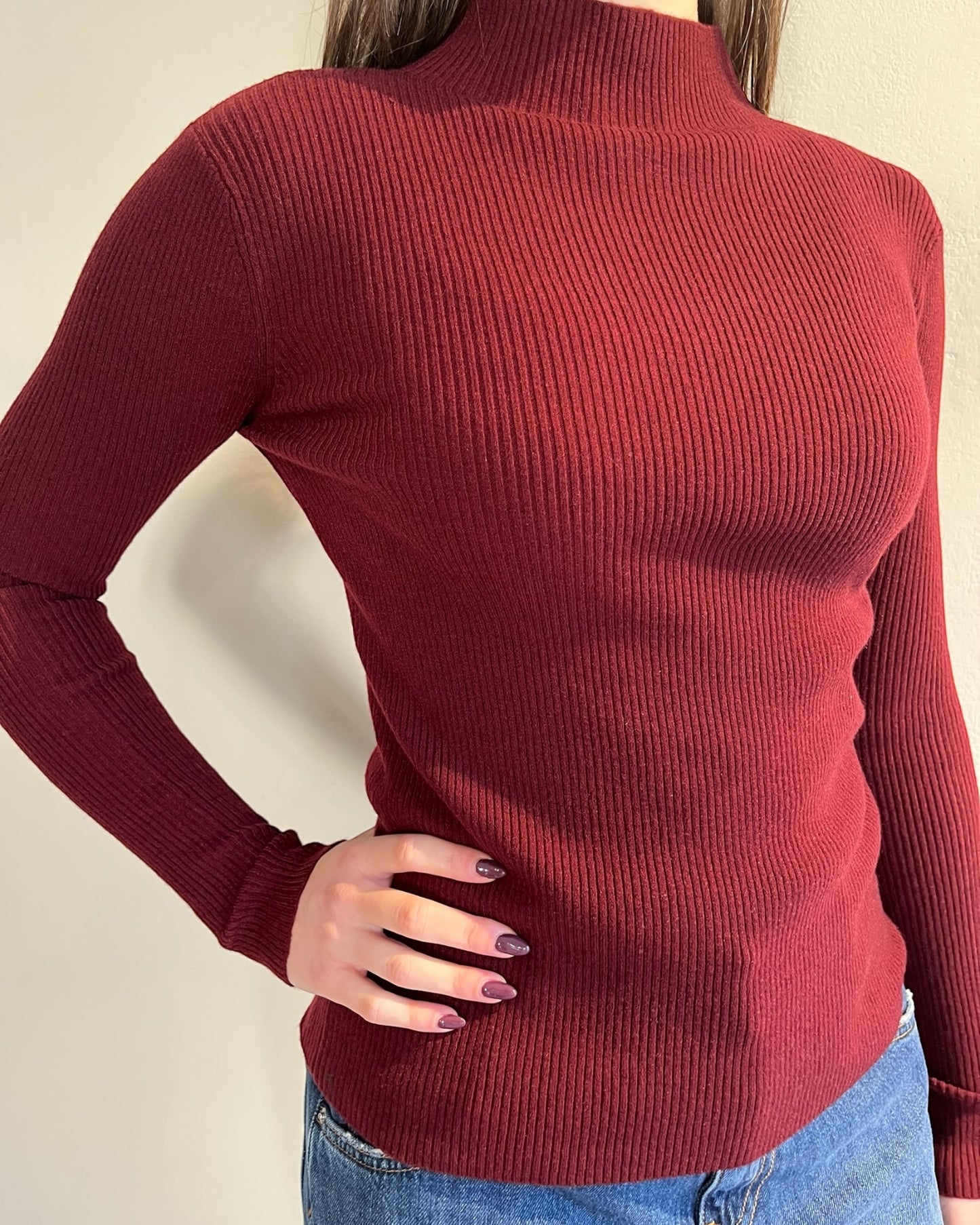 Lupetto a costine art. JN1012 CHEAP&CHIC