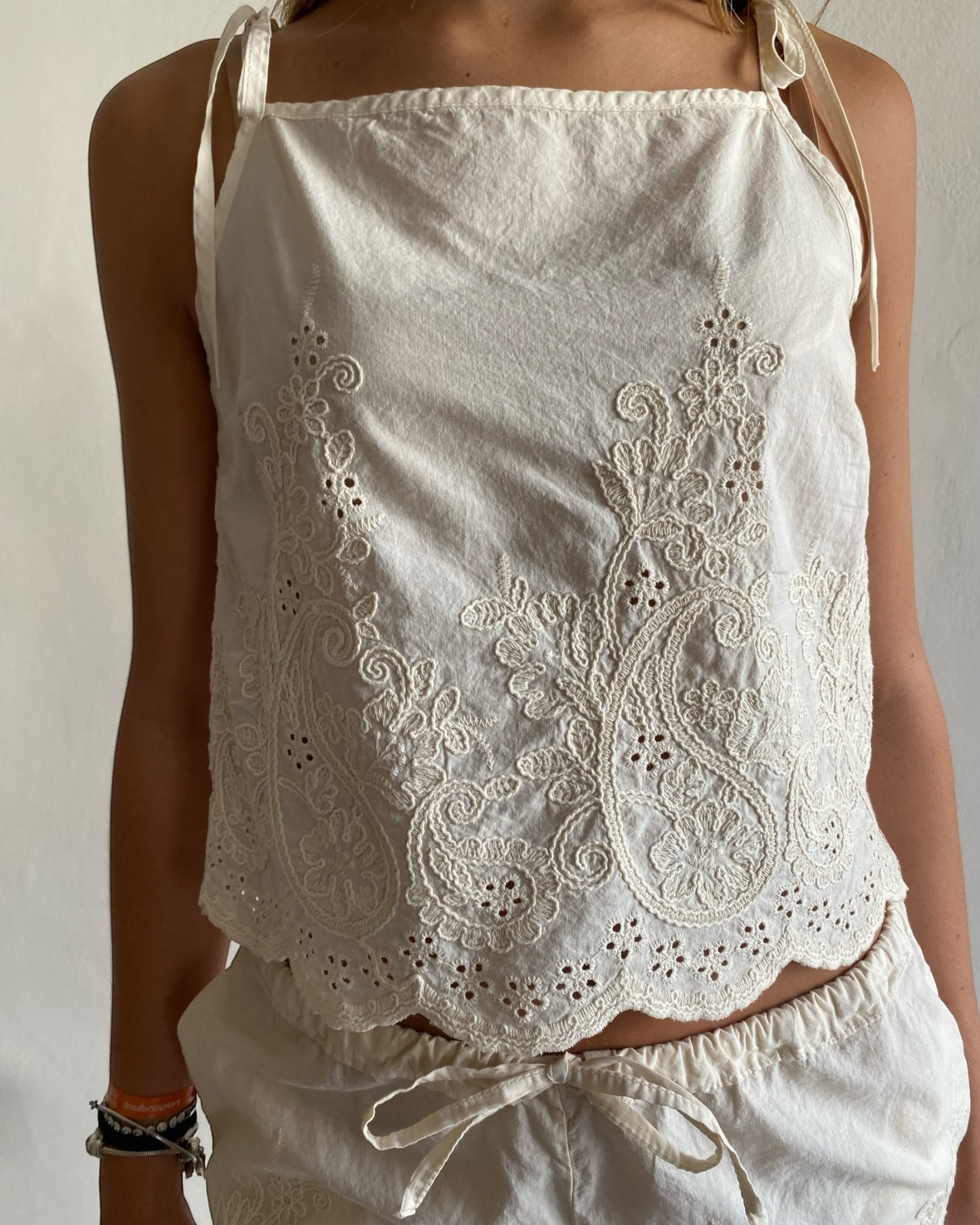 Set top e shorts in pizzo art.R782W086 DIXIE