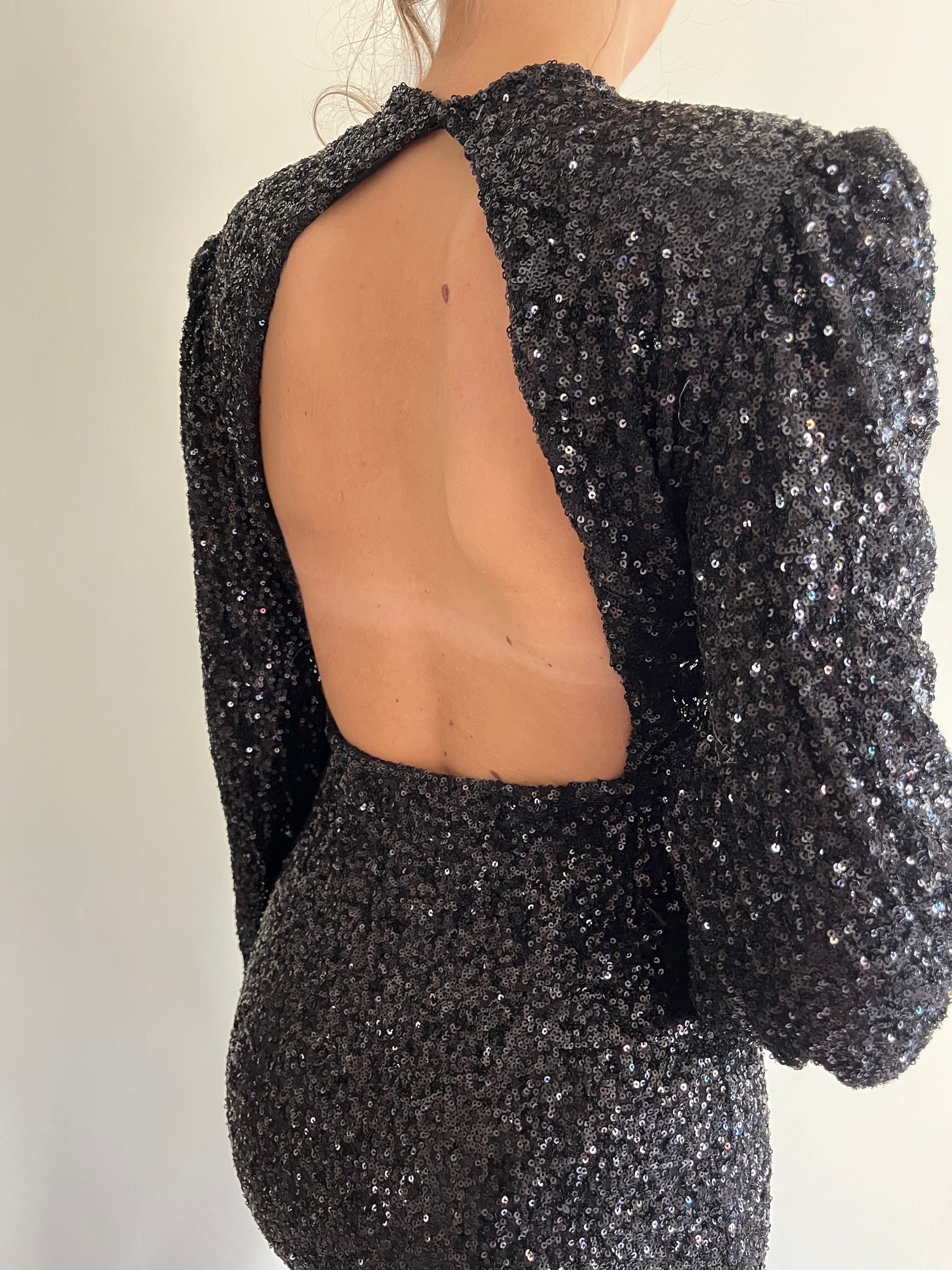 Abito paillettes con scollo schiena CHEP&CHIC – Perugini Abbigliamento