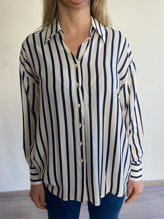 Camicia righe art. MEDEA ETICHETTA