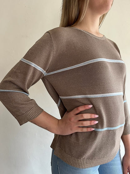 Maglia lurex con righe art. 596060 D.M.G.