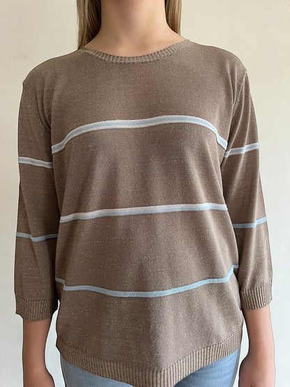 Maglia lurex con righe art. 596060 D.M.G.