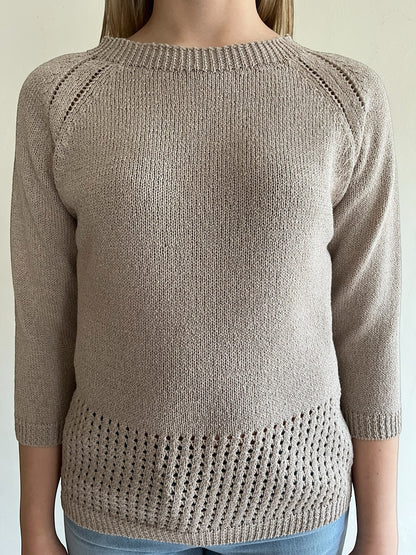 Maglia manica 3/4 con dettaglio traforato art. 55008 AMARYNTH