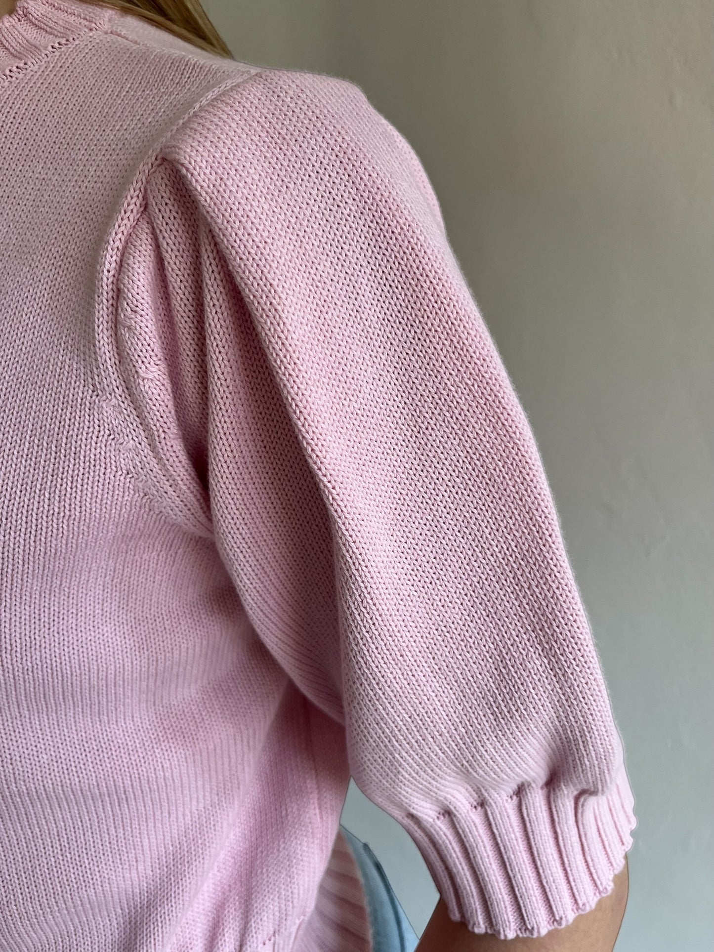 Maglia crop manica palloncino art. 7AB7062 VICOLO