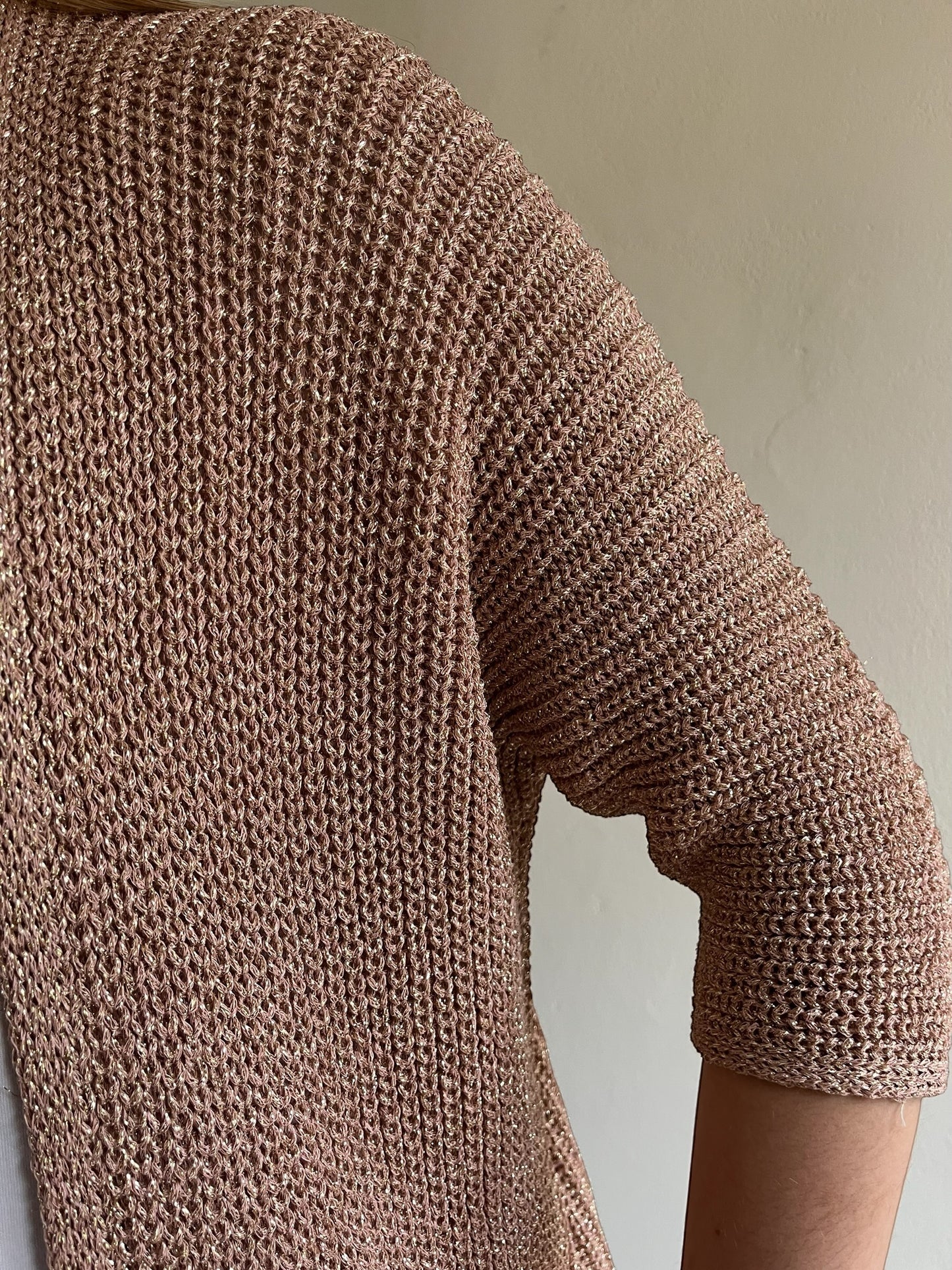 Cardigan lurex lungo art. 5AB5021 VICOLO