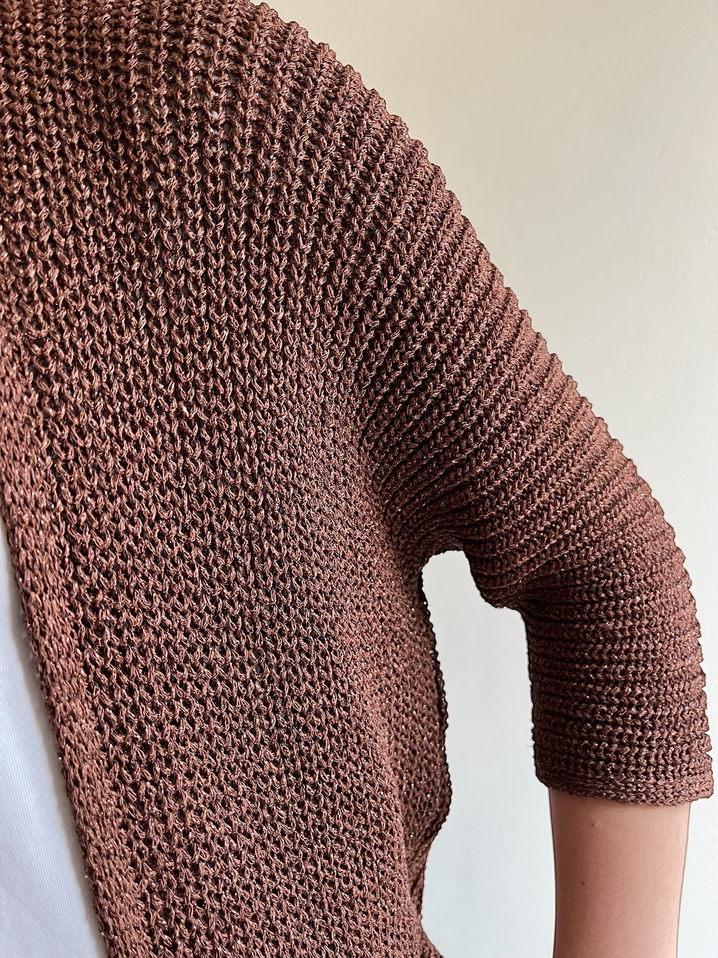 Cardigan lurex lungo art. 5AB5021 VICOLO