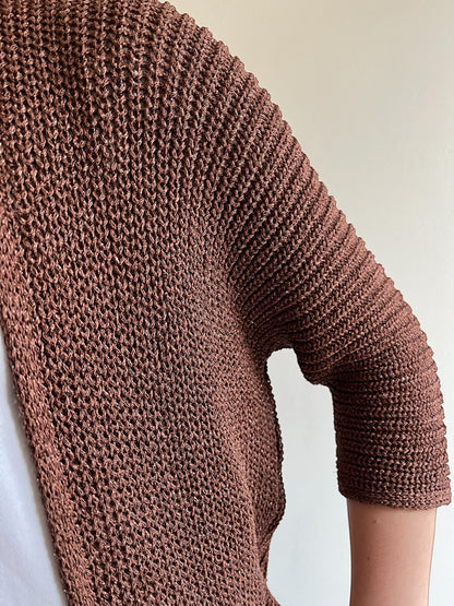 Cardigan lurex lungo art. 5AB5021 VICOLO