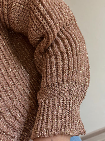 Cardigan lurex lungo art. 5AB5021 VICOLO