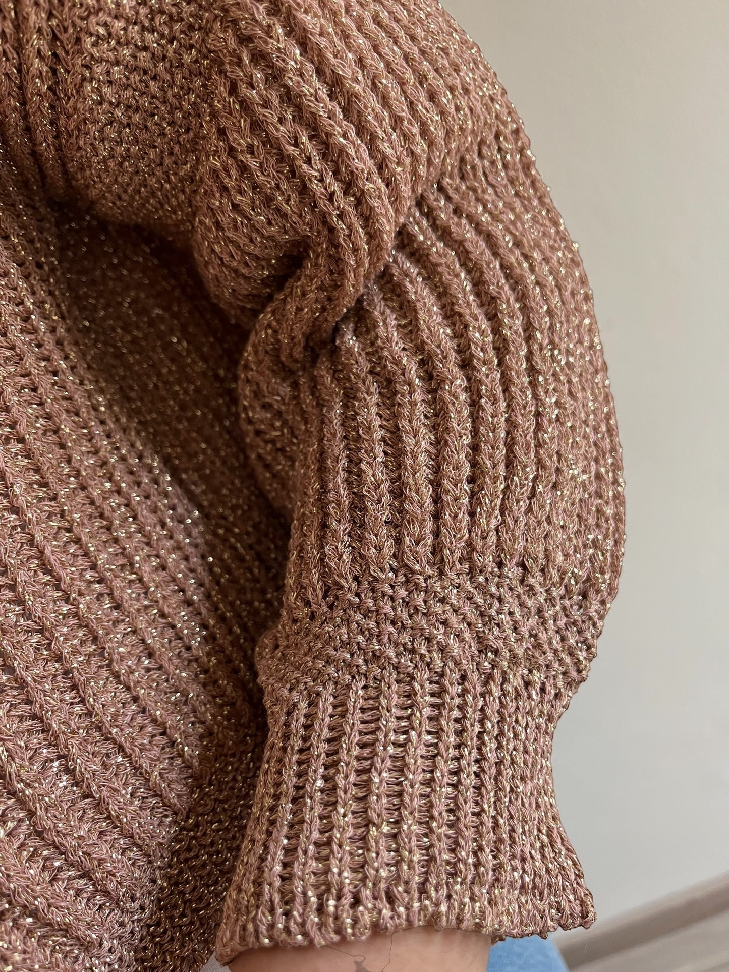 Cardigan lurex corto art. 5AB5022 VICOLO