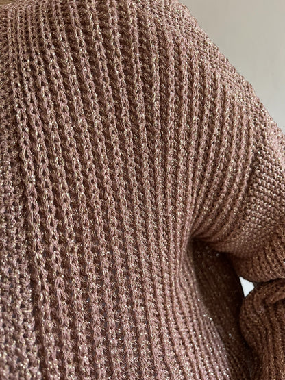 Cardigan lurex corto art. 5AB5022 VICOLO