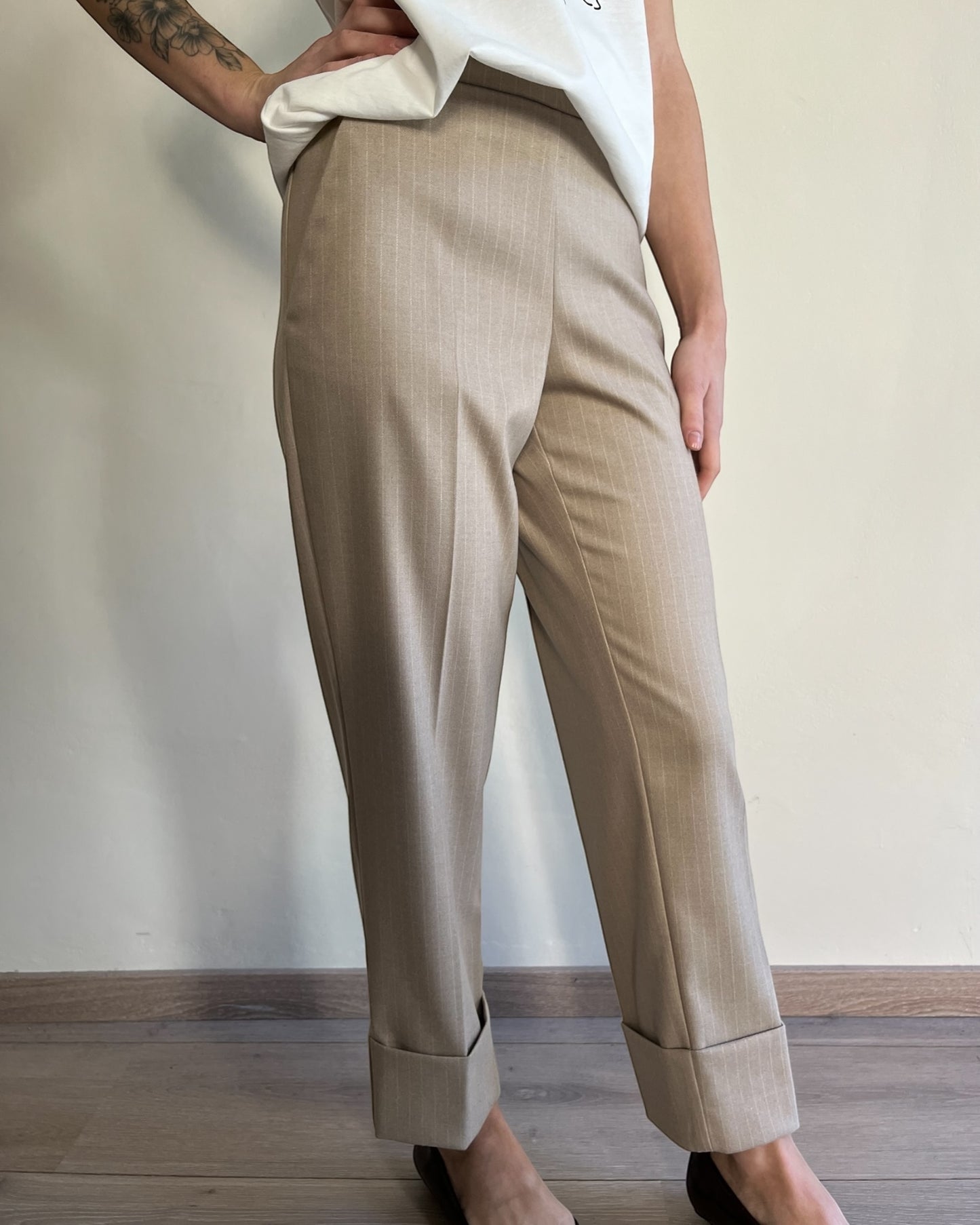 Pantalone gessato art. S39YBF FURFAGES SANDRO FERRONE