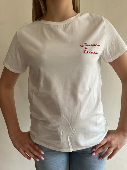 T-shirt scritte art. 81112 CHEAP&CHIC