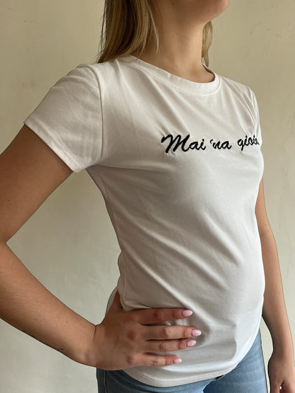 T-shirt scritte art. 81112 CHEAP&CHIC