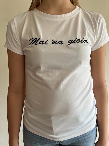 T-shirt scritte art. 81112 CHEAP&CHIC