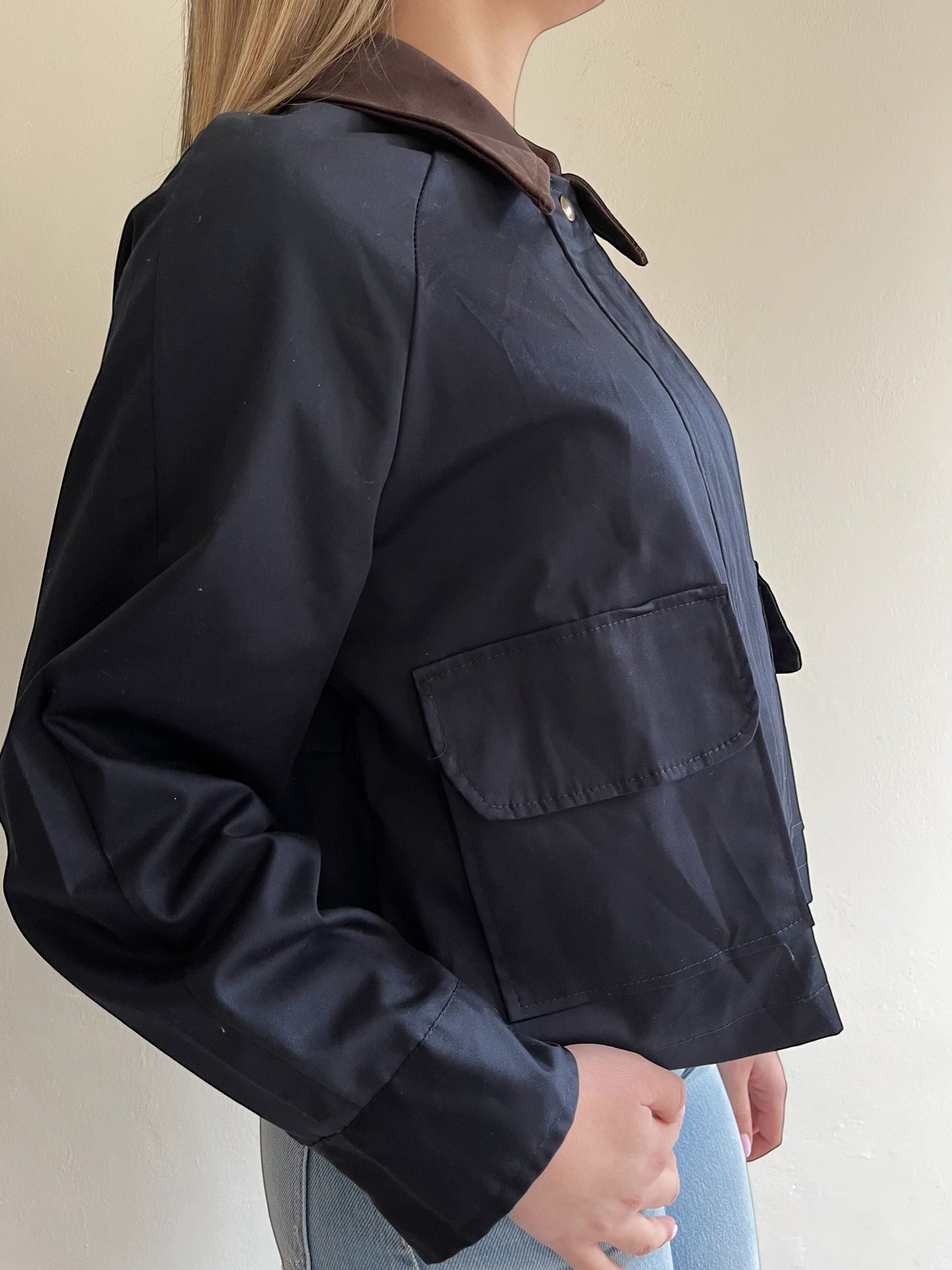 Trench con colletto scamosciato art. 893158 CHEAP&CHIC