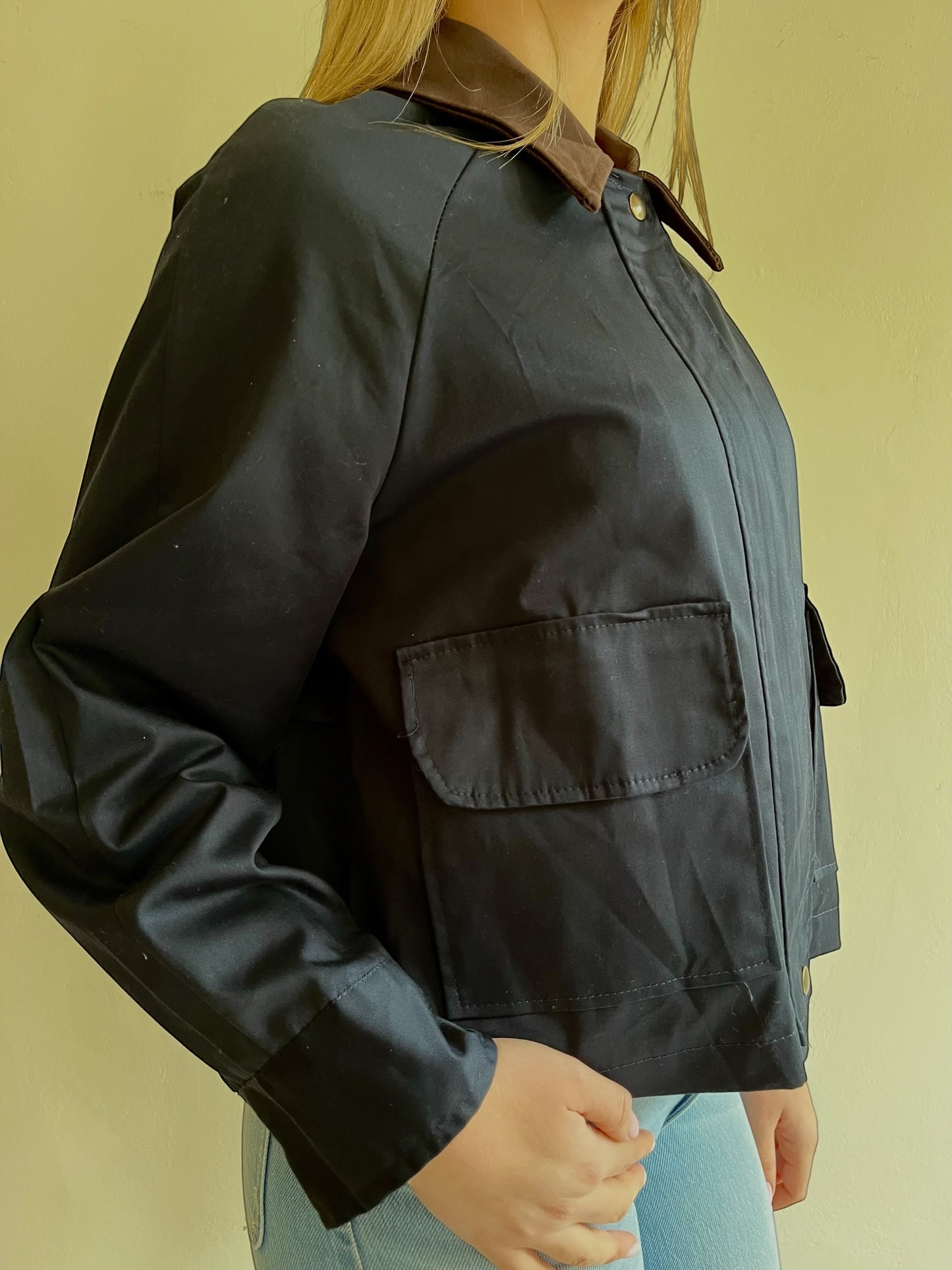 Trench con colletto scamosciato art. 893158 CHEAP&CHIC