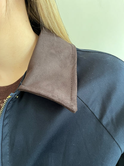 Trench con colletto scamosciato art. 893158 CHEAP&CHIC