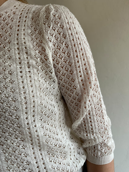 Maglia crop traforata art. 2AB2176 VICOLO