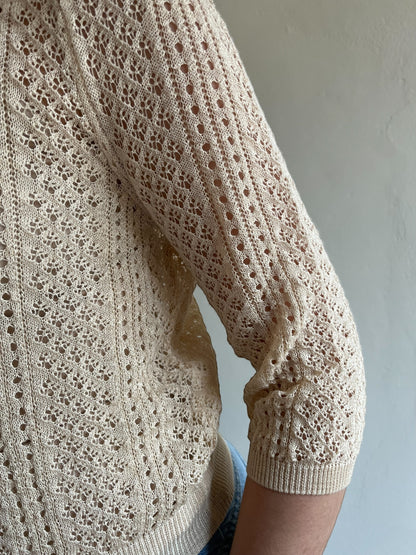 Maglia crop traforata art. 2AB2176 VICOLO