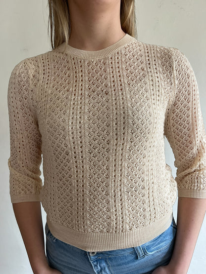 Maglia crop traforata art. 2AB2176 VICOLO