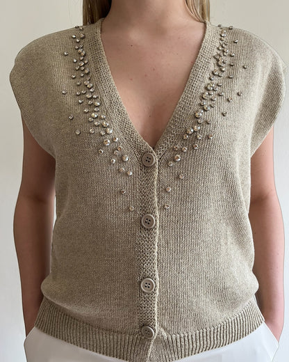 Gilet con brillanti art. D9063/APP1 MOTEL