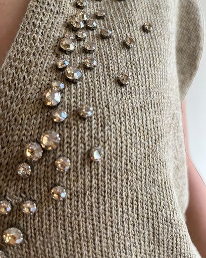 Gilet con brillanti art. D9063/APP1 MOTEL