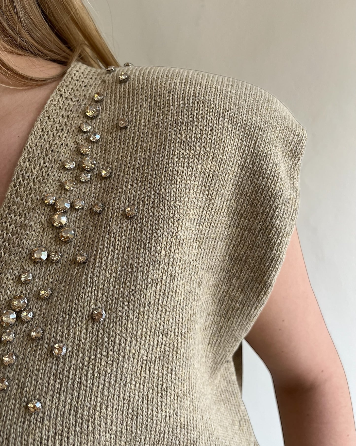 Gilet con brillanti art. D9063/APP1 MOTEL