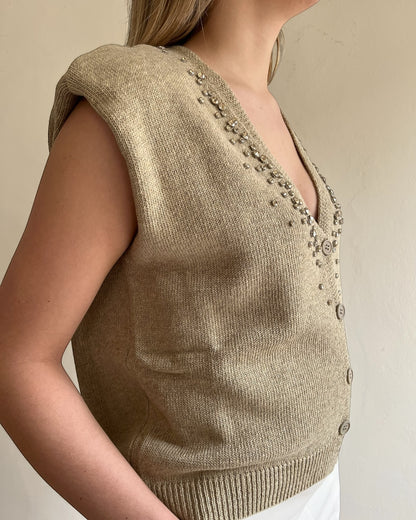 Gilet con brillanti art. D9063/APP1 MOTEL