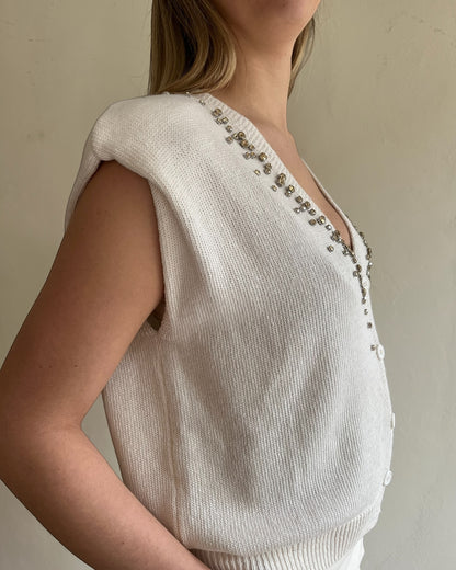 Gilet con brillanti art. D9063/APP1 MOTEL