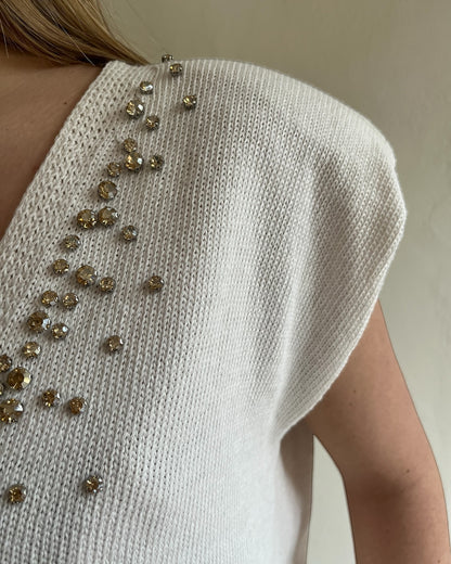 Gilet con brillanti art. D9063/APP1 MOTEL